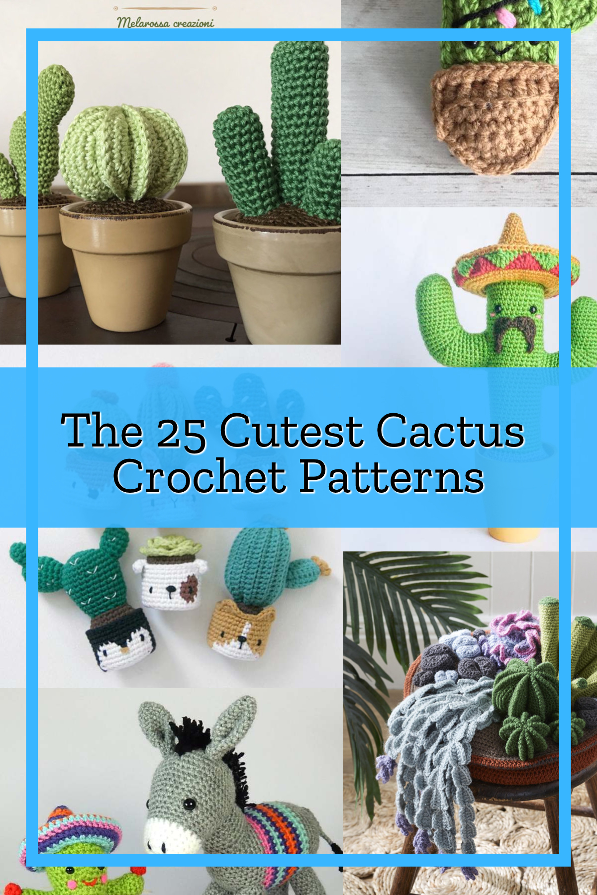 Cute crochet cactus Small plant Mini pot Kawaii plush Amigurumi succulent Decor office